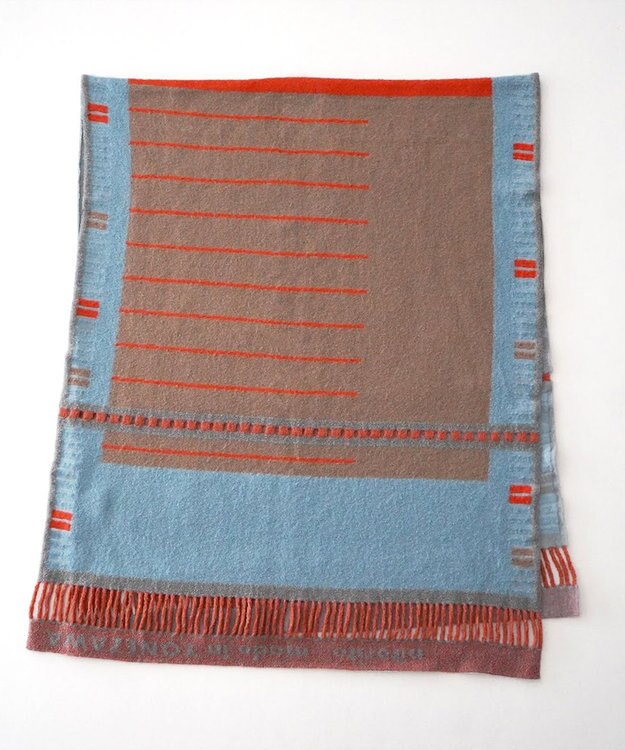 nitorito 【UNISEX】window ストール blue