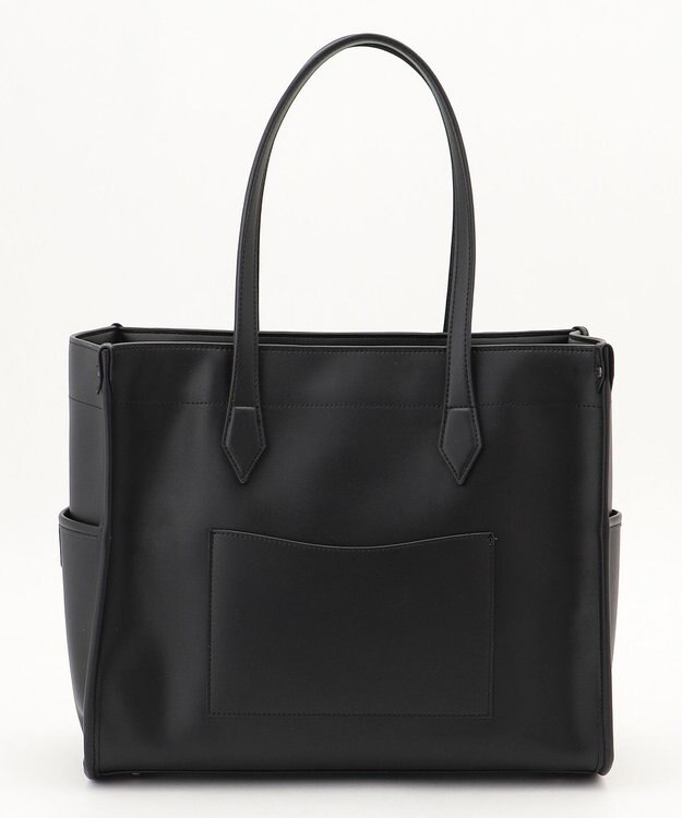 Y'SACCS リサイクルレザー　バインダーA4トートバッグ ブラック