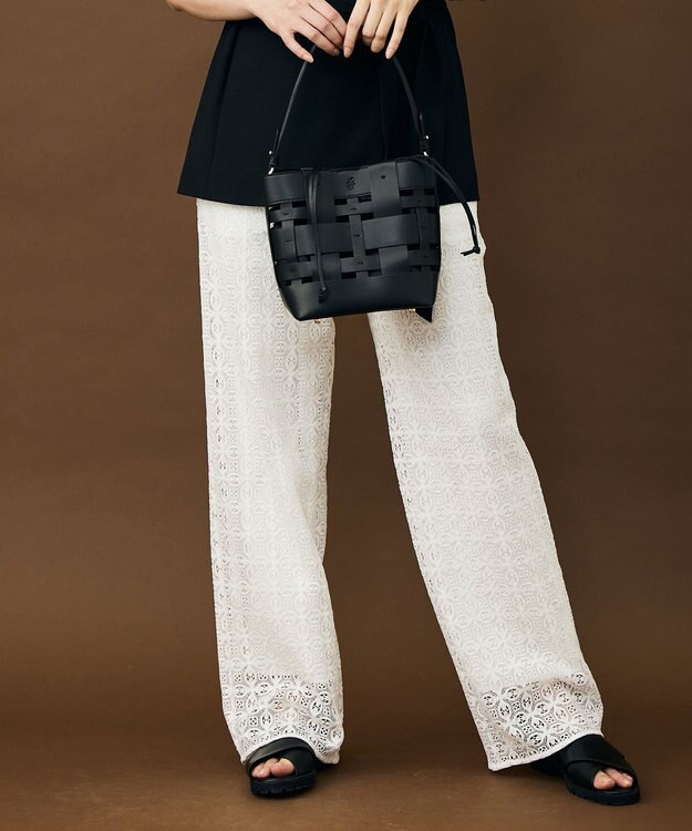 自由区 S ジオメトリックレース パンツ オフ