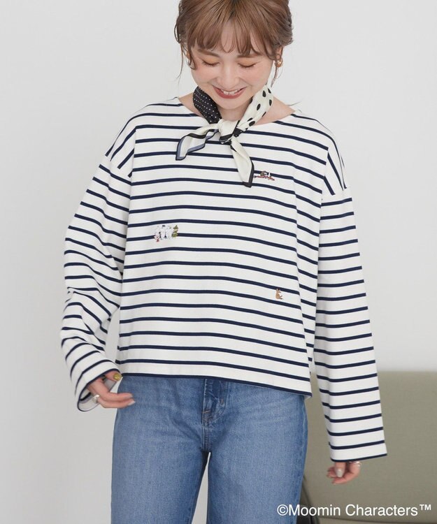 AMERICAN HOLIC Moomin ボーダートップス Ivory