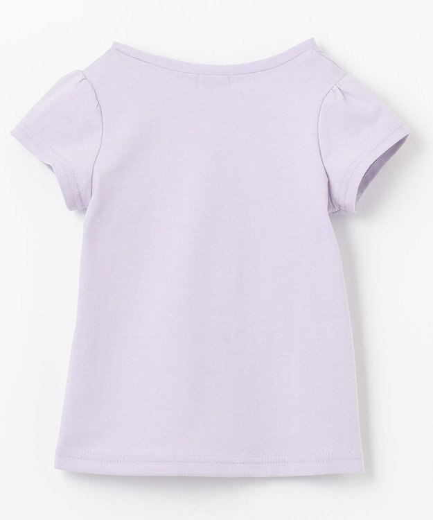 ANY KIDS 接触冷感スパンコールTシャツ ラベンダー×マーメイド