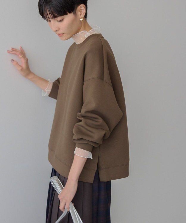 AMERICAN HOLIC サイドスリットポンチプルオーバー Brown