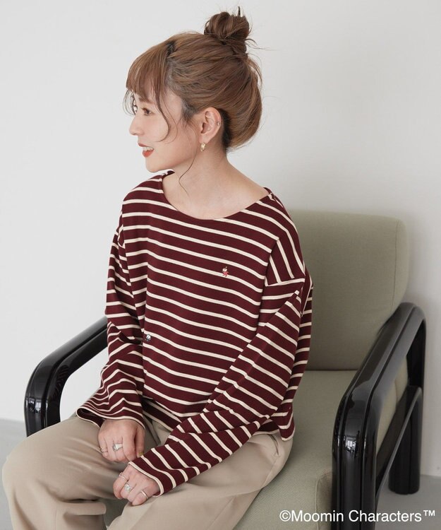 AMERICAN HOLIC Moomin ボーダートップス Bordeaux
