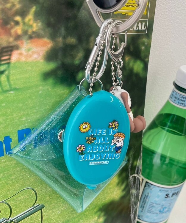 WEGO ラバーコインケース ターコイズ