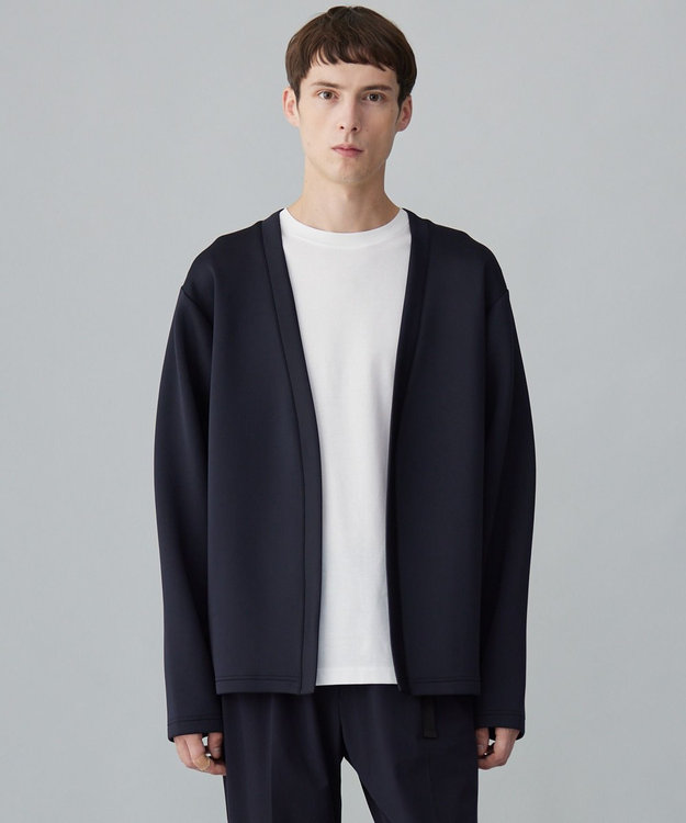 UNFILO MENS BEAUTY FORM JERSEY 着流しカーディガン ネイビー