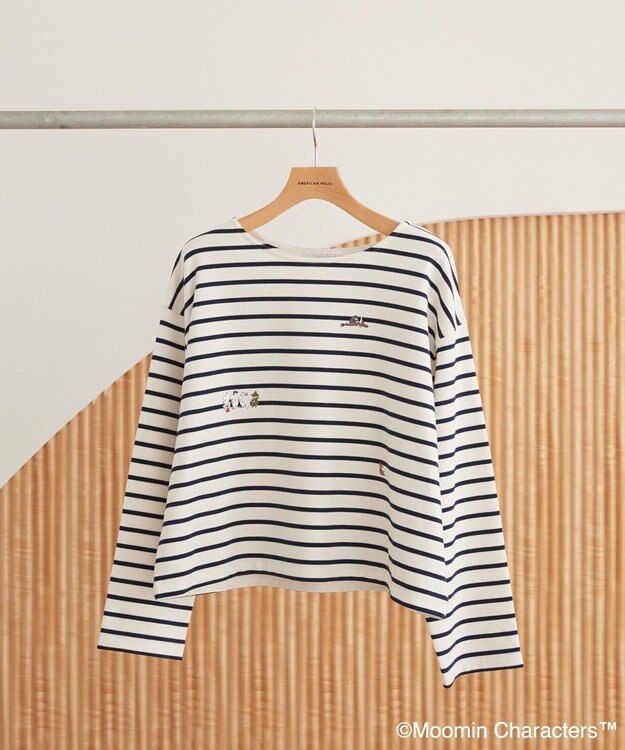AMERICAN HOLIC Moomin ボーダートップス Ivory