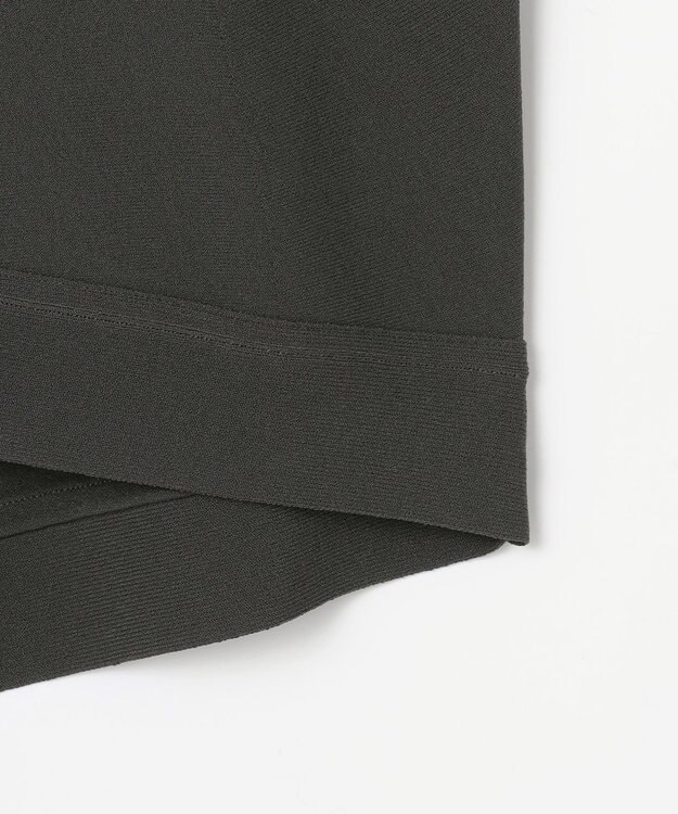 自由区 S 【接触冷感・UVカット・洗える】クレープストレッチAライン ニット バーント