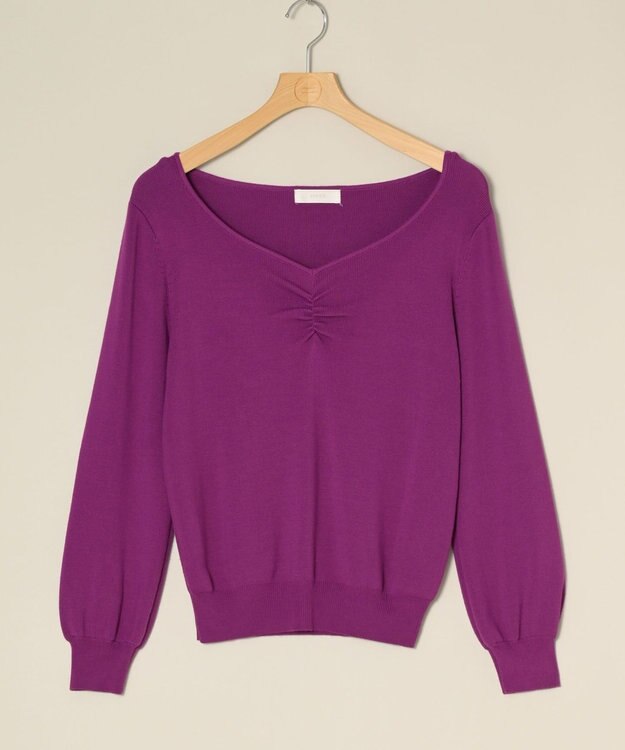 ONWARD Reuse Park 【any SiS】ニット秋冬 パープル