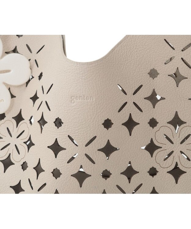 genten クアドリフォリオ 小 サンドベージュ