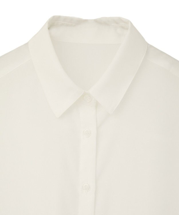 Green Parks レギュラーカラーインナーシャツ Off White