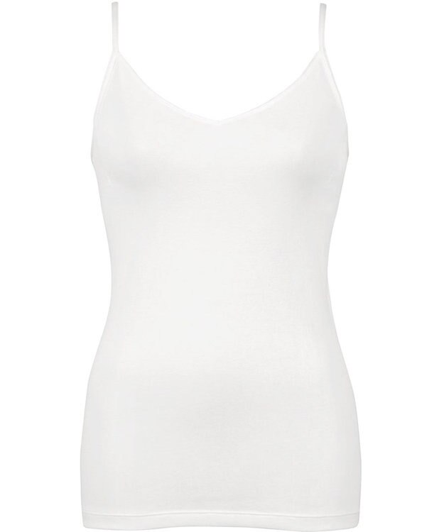 Wing インナー 【綿の贅沢オーガニック】 オーガニックコットン混素材 薄くて軽い キャミソール EL1056 ウイング／ワコール アイボリー