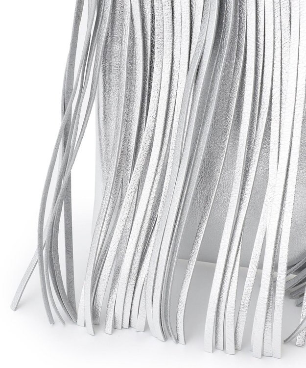 23区 NOMADIS DANCE フリンジ ポシェット (シルバー) シルバー系