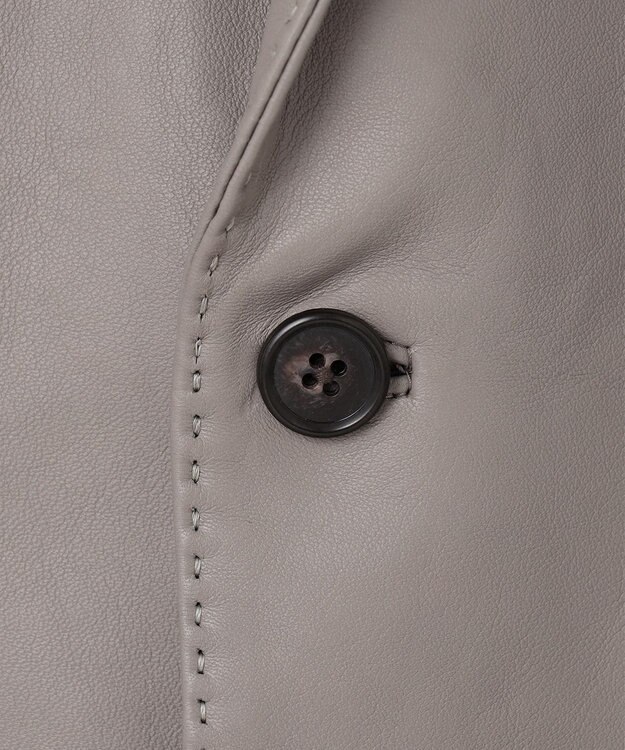 GOTAIRIKU 【24AW新作】シープレザー レザーテーラードジャケット ベージュ系