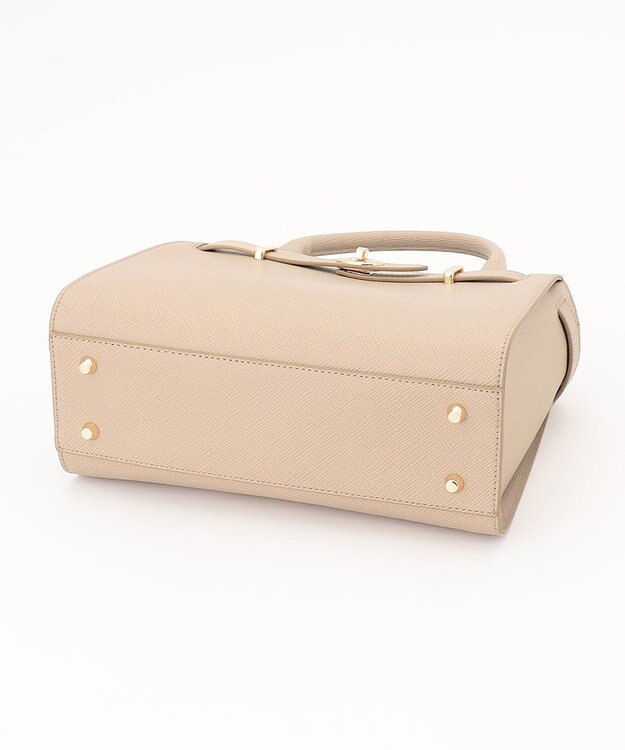 23区 オーバルキーベルト トートバッグ ベージュ系