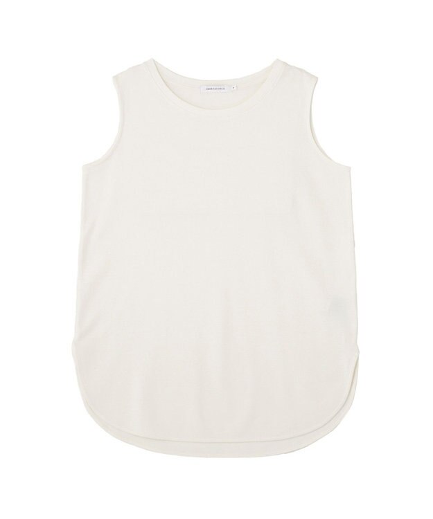 AMERICAN HOLIC ラウンドヘムタンクトップ Off White