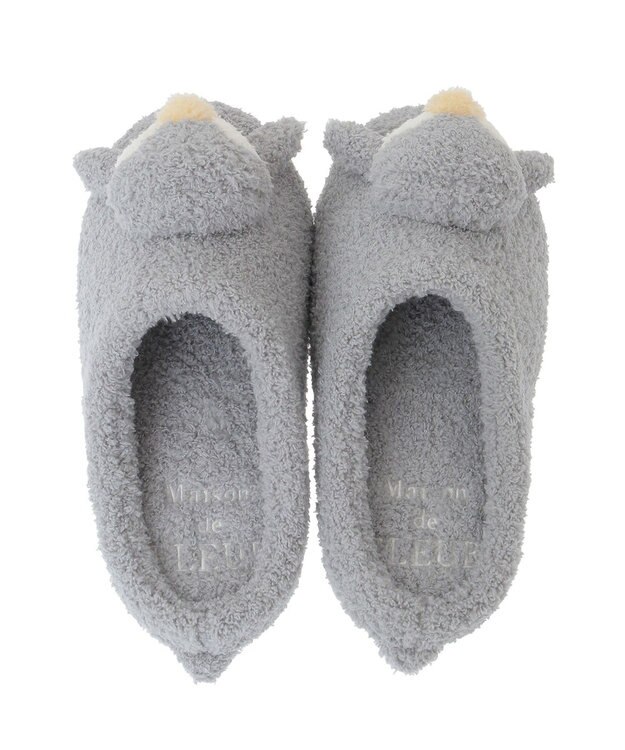 Maison de FLEUR ペンギンルームシューズ Gray