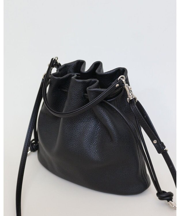 MORROW by thank JABA W COW LEATHER ハンドバッグ ブラック