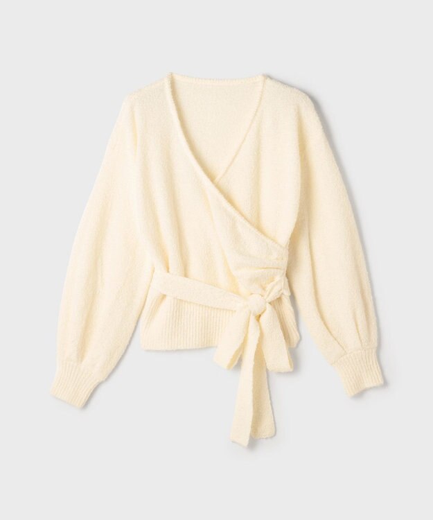 GRACE CONTINENTAL カシュクールニットトップ キナリ