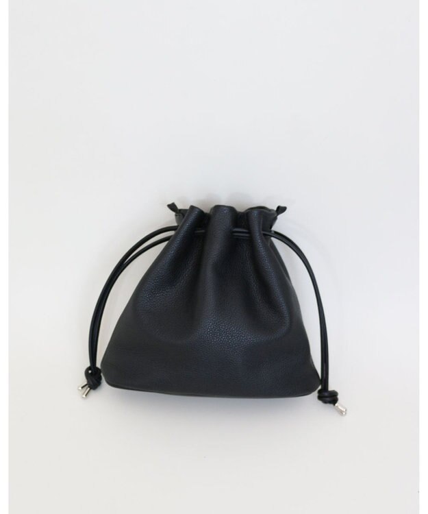 MORROW by thank JABA W COW LEATHER ハンドバッグ ブラック