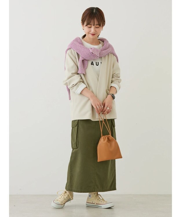 AMERICAN HOLIC ニュアンスジャケット Light Beige