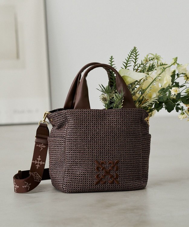  ナイロンラフィア2WAYトートバッグ(CE-1711)