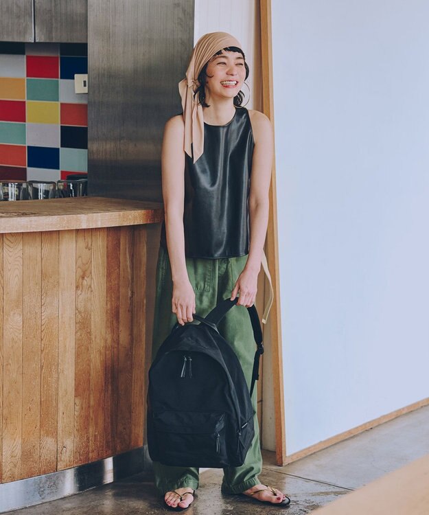 NIZYU KANO 【竹下玲奈コラボ】My Backpack Lサイズ ブラック