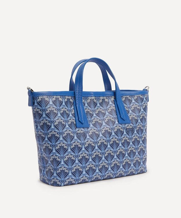 LIBERTY. アイフィス ブルー ミニ マールボロ トートバッグ コーンフラワーブルー