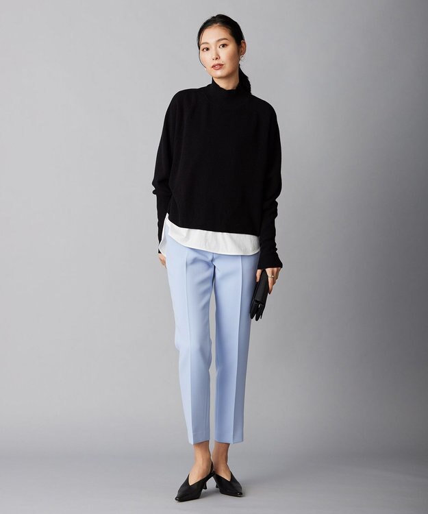 ICB 【WEB限定カラーあり】 ソフトウールハイゲージ ハイネックニット ブラック系