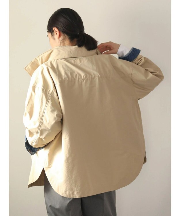 Green Parks 撥水加工　2WAYゆったりブルゾン Beige