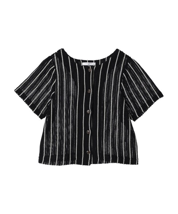 Green Parks ラッセルレースカットプルオーバー Black