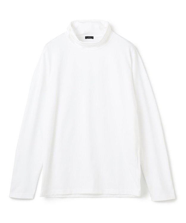 JOSEPH HOMME スビンソフトジャージー　タートルネックカットソー ホワイト系