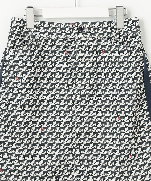 23区GOLF 【WOMEN】【ストレッチ】ハンタードッグ柄 スカート ホワイト系5
