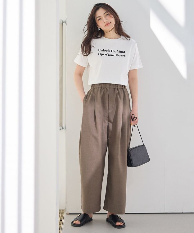 ANY オーガビッツロゴ・フォトTシャツ オフ×ブラックロゴ