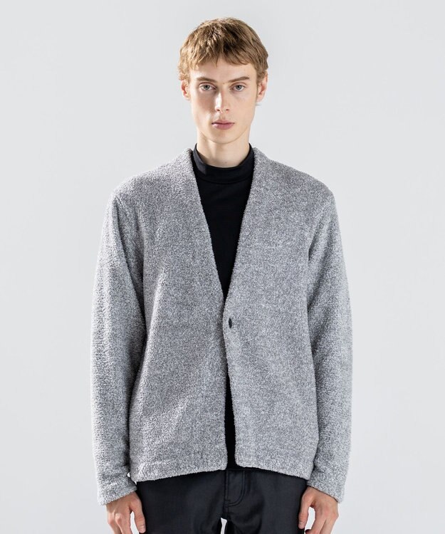 JOSEPH HOMME 【新素材】ジェントルフィットボア　カーディガン ライトグレー系