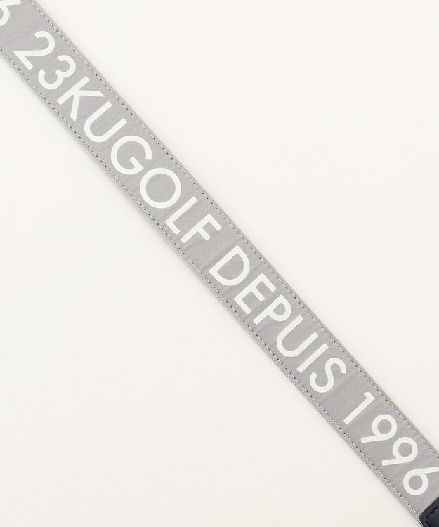 23区GOLF 【WOMEN】【日本製】ロゴプリント ベルト ネイビー系