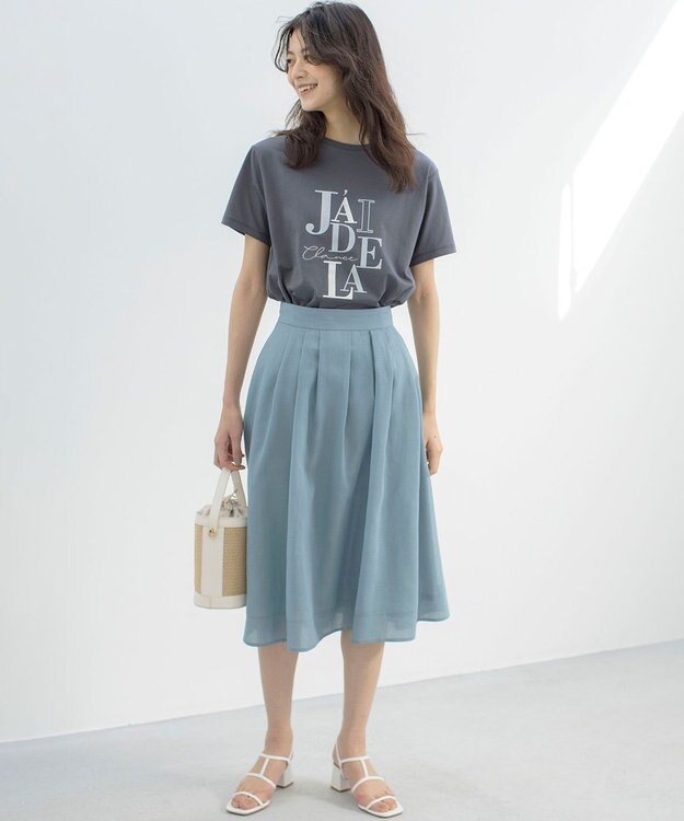 組曲 ロゴ Tシャツ グレー系