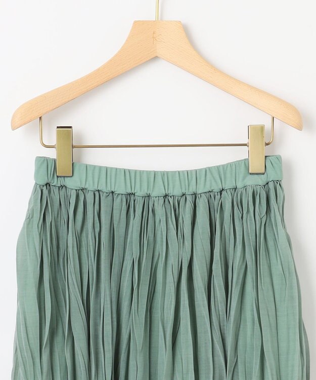 組曲 S 【WEB限定】エスパンディシアープリーツスカート ミント系