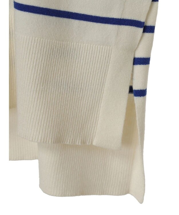 Green Parks もちやわ　タートルニットチュニック Border