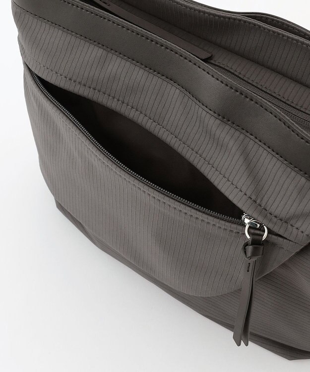 Y'SACCS コーデュロイライクナイロンショルダー グレー