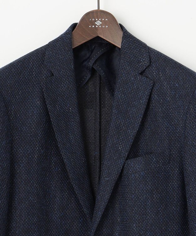 JOSEPH ABBOUD 【JAPANファブリック/ジャージー素材/軽量】ムリネラッセルブレザー ネイビー系