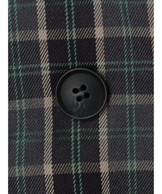 Green Parks ・ＥＬＥＮＣＡＲＥ　ＤＵＥ　チェックテーラードジャケット Charcoal Gray