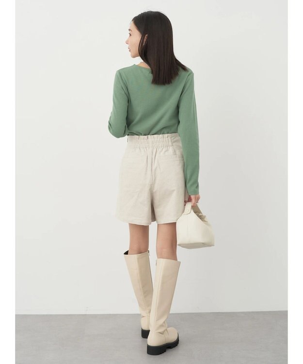 earth music&ecology 細リブＴＥＥ Green