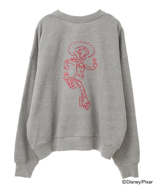 Green Parks トイストーリー／バック刺繍プルオーバー Gray Mixture