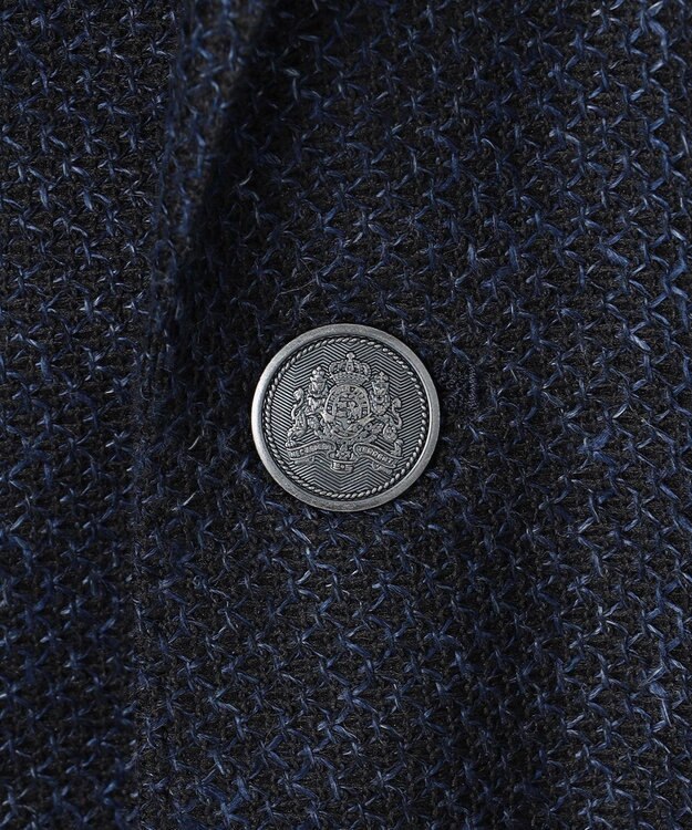 JOSEPH ABBOUD 【JAPANファブリック/ジャージー素材/軽量】ムリネラッセルブレザー ネイビー系