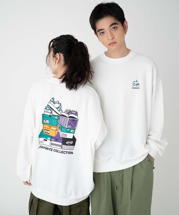 WEGO 【ユニセックス着用ITEM/SMLサイズ展開】アソートグラフィックプルオーバー 柄17