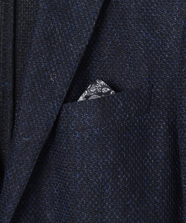 JOSEPH ABBOUD 【JAPANファブリック/ジャージー素材/軽量】ムリネラッセルブレザー ネイビー系
