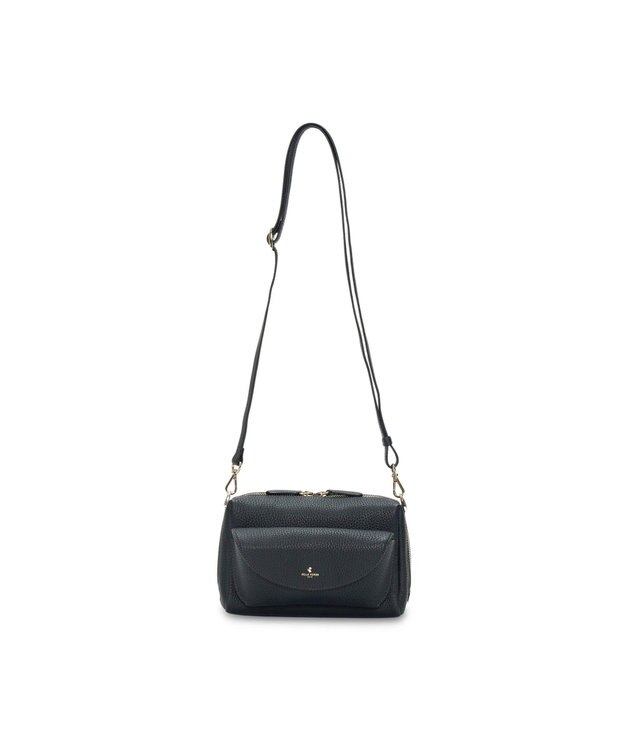 PELLE BORSA レザーポシェット メガネポケット付き Reinette レネット 4795 ブラック
