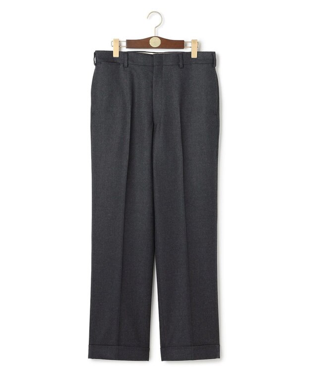 J.PRESS MEN 【J.PRESS ORIGINALS】Peppin Merino Saxony Piped Stem Trousers / Japan Made グレー系