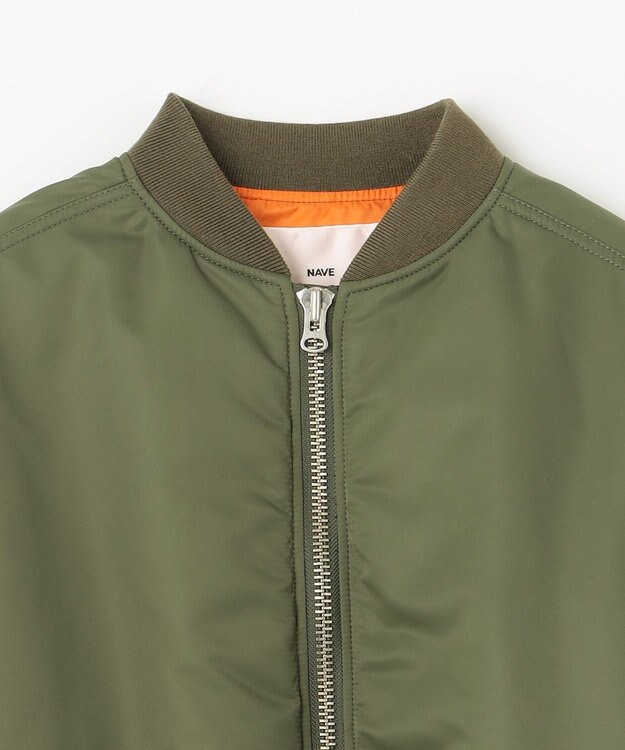 NAVE ボアスリーブ 2WAY MA-1 カーキ系