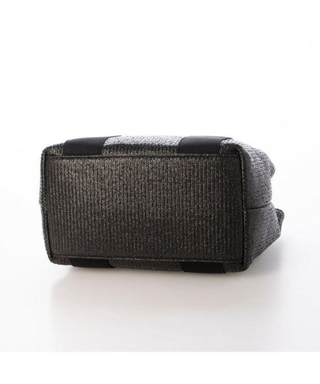 UNBILLION カシュカシュ cachecache / 雑材風テープハンドルパーテーショントート ブラック